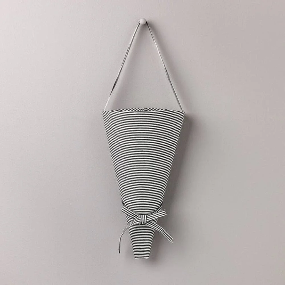 Conical Striped Fabric Flower Market Tote - Hearth & Hand‎ Magnolia, Target